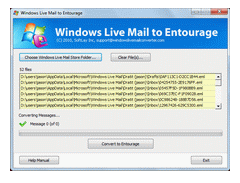 Windows Live Mail to Entourage MBOX