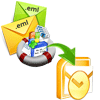 convert EML files to PST