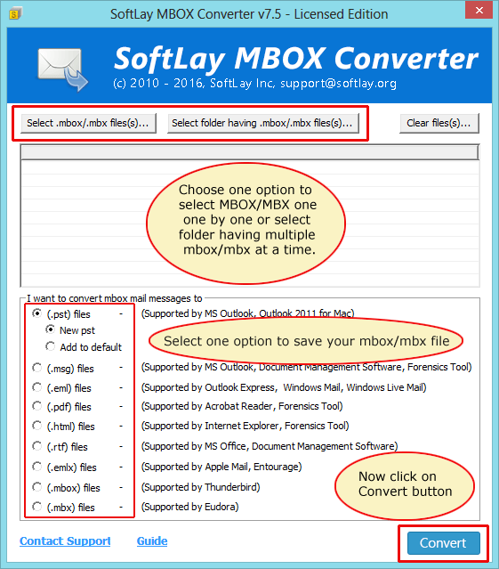 Advanced MBOX Converter screenshot